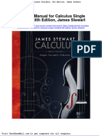 Solution Manual For Calculus Single Variable 8th Edition James Stewart
