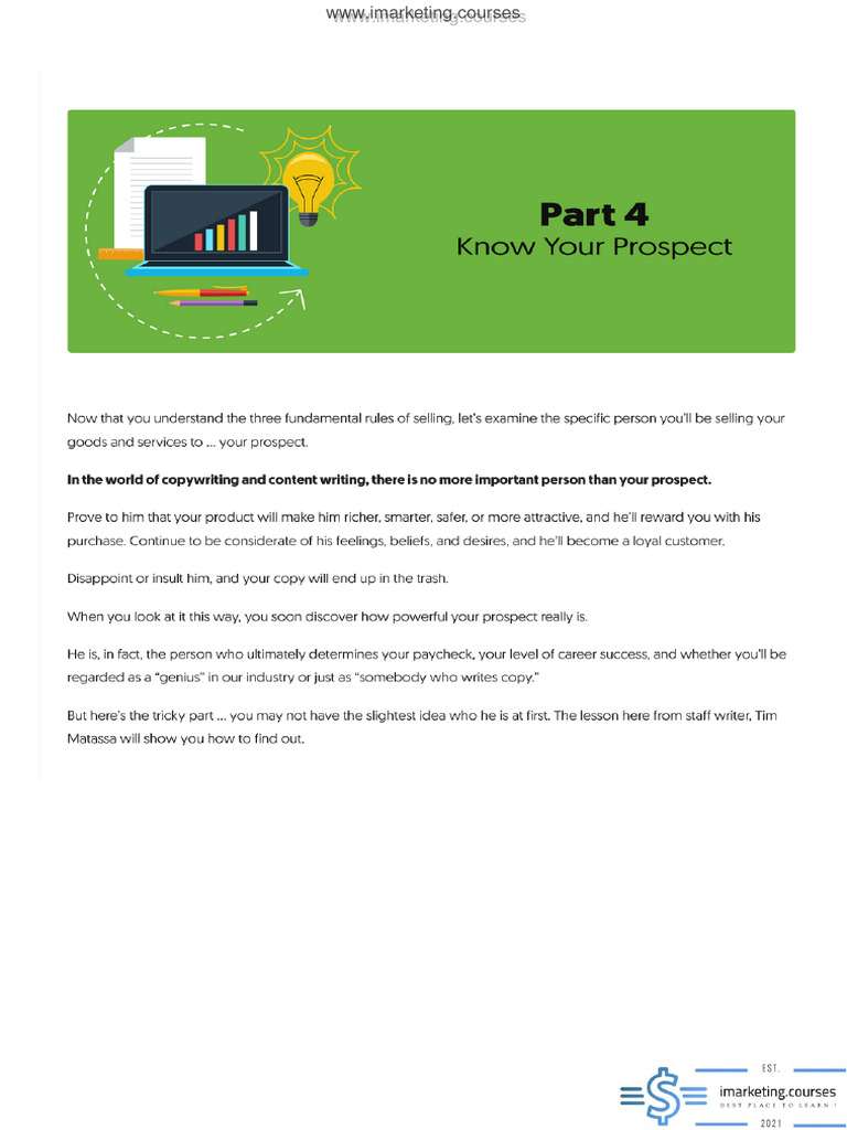 Understanding Your Sales Prospect | PDF | Advertising