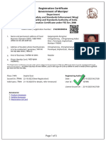 Gaigongreilu Rongmei FSSAI Certificate