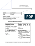 Evaluacion Ciencias Naturales