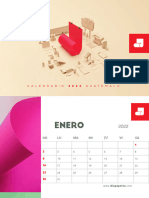 01 - Editable Calendario Escritorio - Guatemala-Cur