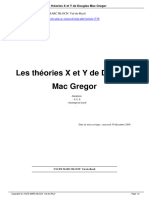Les Thories X Et Y de Douglas Mac - A1738