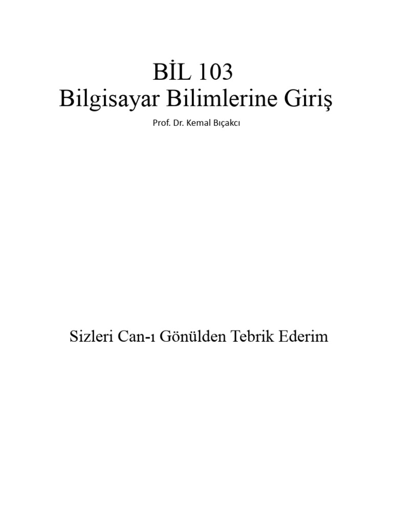 B l 103 1 hafta pdf