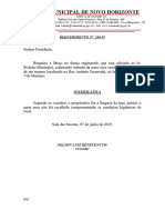 Requerimento 286 - 2019 - Req - Retirada Mato Seco - V Mariana