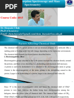 Factors Affecting Chemical Shift