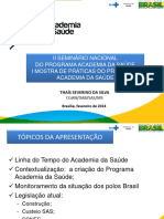 Academia Da Saúde Novas Portarias Seminário