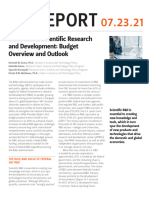 Federal Scientific Research and Development Report