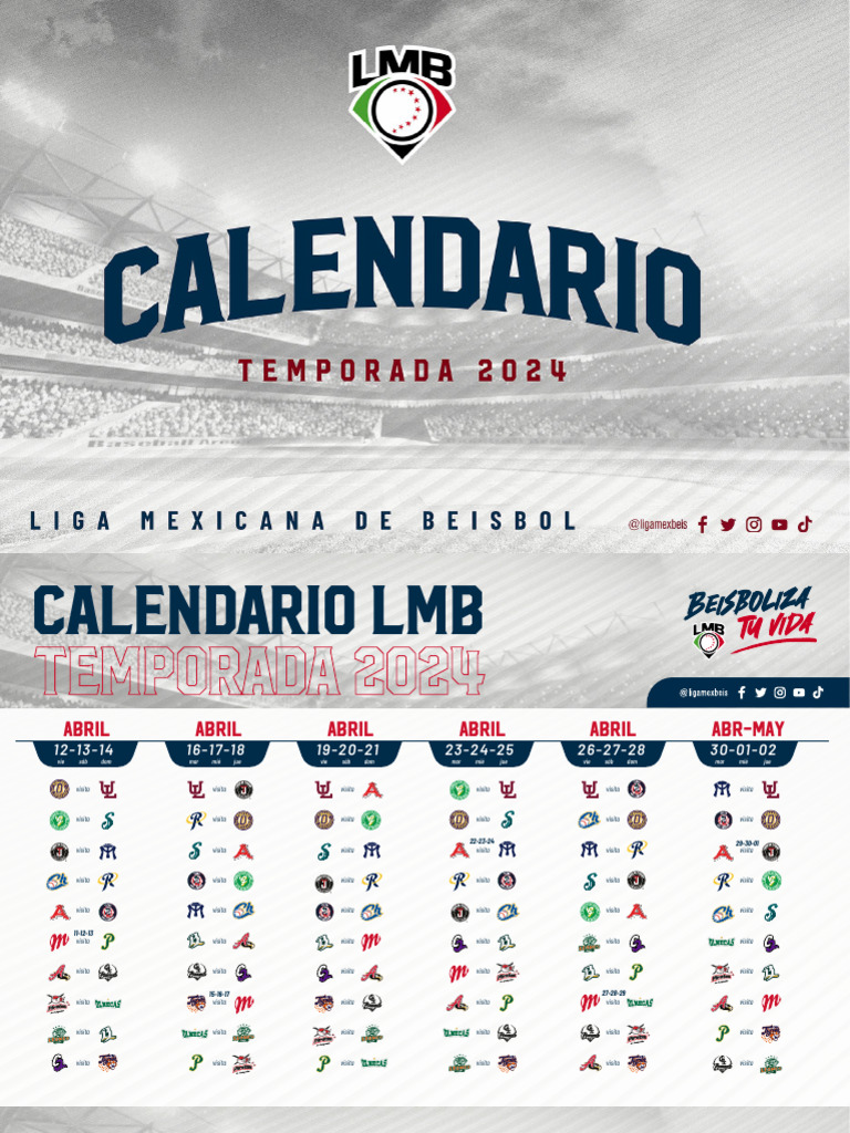 Calendario LMB 2025 PDF