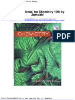 Solution Manual For Chemistry 10th by Zumdahl
