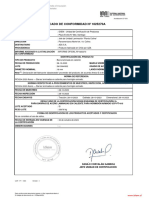Certificado Fierro 16 MM