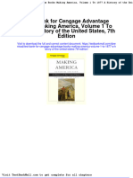 Test Bank For Cengage Advantage Books Making America Volume 1 To 1877 A History of The United States 7th Edition