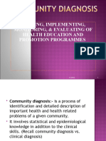 5 Community Diagnosis