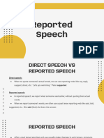 Reported Speech - C1