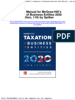 Solution Manual For Mcgraw Hills Taxation of Business Entities 2020 Edition 11th by Spilker