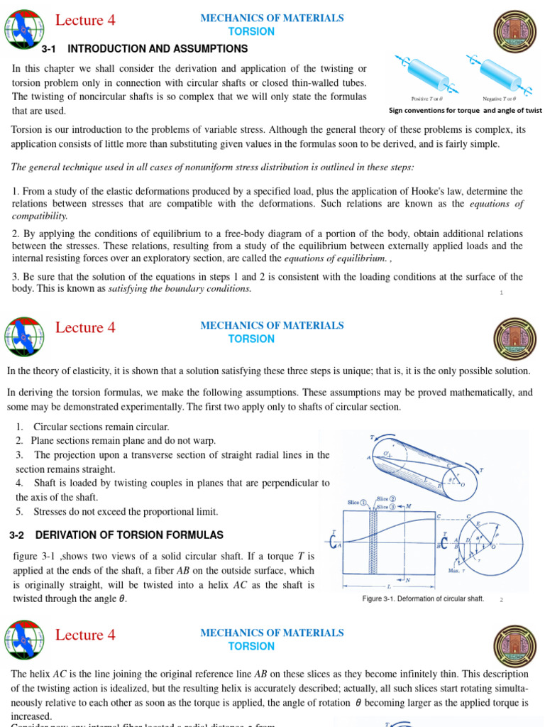 Strength of Materials - Lec04 | PDF | Stress (Mechanics) | Strength Of ...