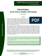 Fiscal Policy When Theory Collides With Reality