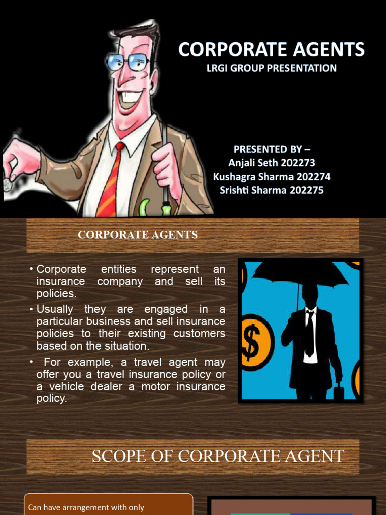 Corporate Agents: Lrgi Group Presentation | PDF | Insurance | Business
