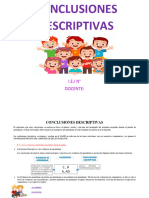 Conclusiones Descriptivas Ejemplos Por Alumno Nivel Inicial