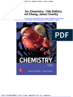 Test Bank For Chemistry 13th Edition Raymond Chang Jason Overby