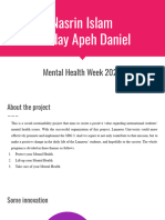 Presentation On Mental Health Week