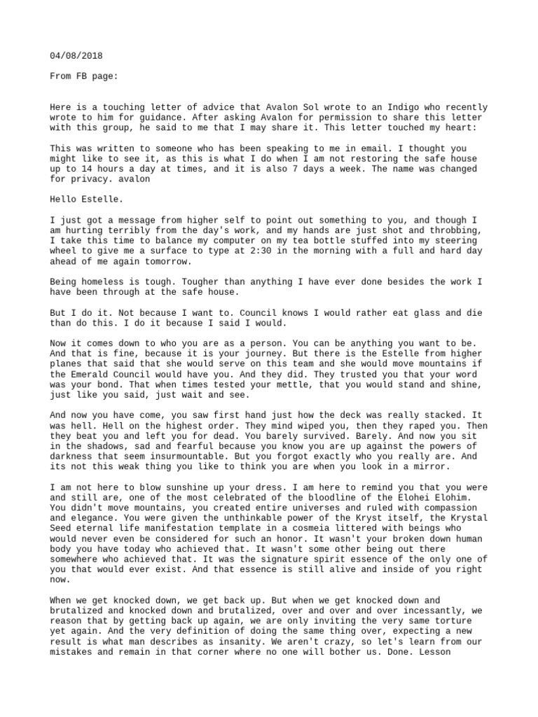 Avalon sol update pdf
