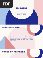 Triggers