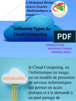 Différentes Types Cloud