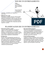 Planificacion de Un Entrenamiento