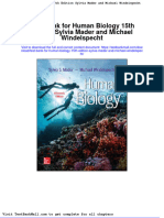 Test Bank For Human Biology 15th Edition Sylvia Mader and Michael Windelspecht
