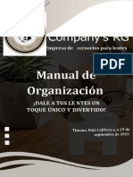 Manual de Organización Company S RG