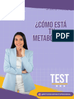 Metabolismo Test