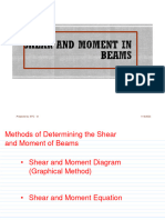 Lecture 4 Shear and Moment in Beams(equation method)