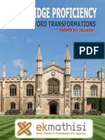 Cambridge Proficiency 100 Key Word Transformations
