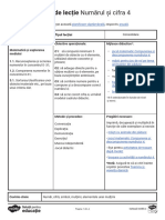 Ro1 Mem 1691741266 Numarul Si Cifra 4 Consolidare Schita de Lectie Clasa Pregatitoare Ver 2