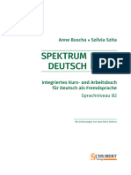 SPEKTRUM DEUTSCH. Anne Buscha Szilvia Szita. Integriertes Kurs- und Arbeitsbuch für Deutsch als Fremdsprache Sprachniveau B2
