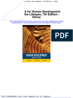 Test Bank For Human Development Across The Lifespan 7th Edition Dacey