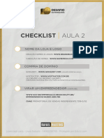 Checklist Aula 2