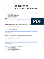 Equipos de Taller de Soportes Editoriales