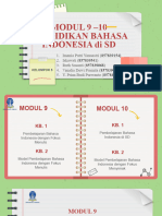 Kelompok 5 - Modul 9 - 10 - Pendidikan Bahasa Indonesia Di SD
