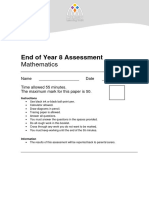 Eo Y8 Assessment 2022