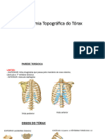 Anatomia Topográfica Tórax e Dorso