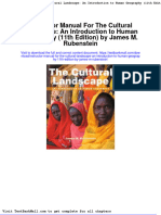 Instructor Manual For The Cultural Landscape An Introduction To Human Geography 11th Edition by James M Rubenstein