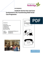 Developing a Model for Involvement in Social Care (Redbridge)