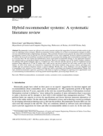 Hybrid Recommender Systems: A Systematic Literature Review: Erion Çano and Maurizio Morisio