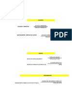 Formulas Analisis