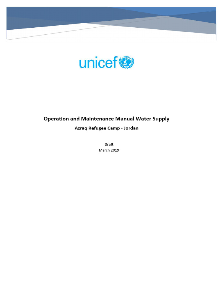 Operation and Maintenance Manual - 9149855 | PDF | Water Supply | Water ...