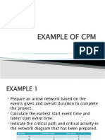 Lecture 12 Example of CPM