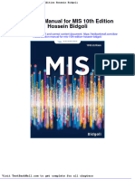 Solution Manual For Mis 10th Edition Hossein Bidgoli