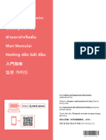 ค�ำแนะน�ำเริ่มต้น Getting Started: Read Safety and Important Information (addendum) first