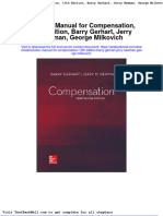 Solution Manual For Compensation 13th Edition Barry Gerhart Jerry Newman George Milkovich